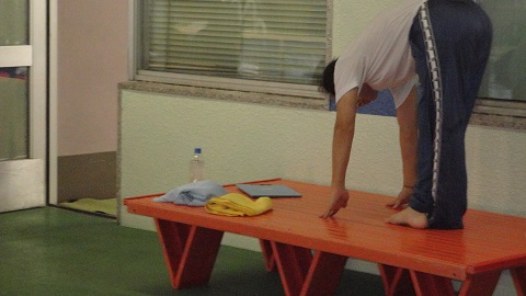 ���W���őO���p���̃X�g���b�`